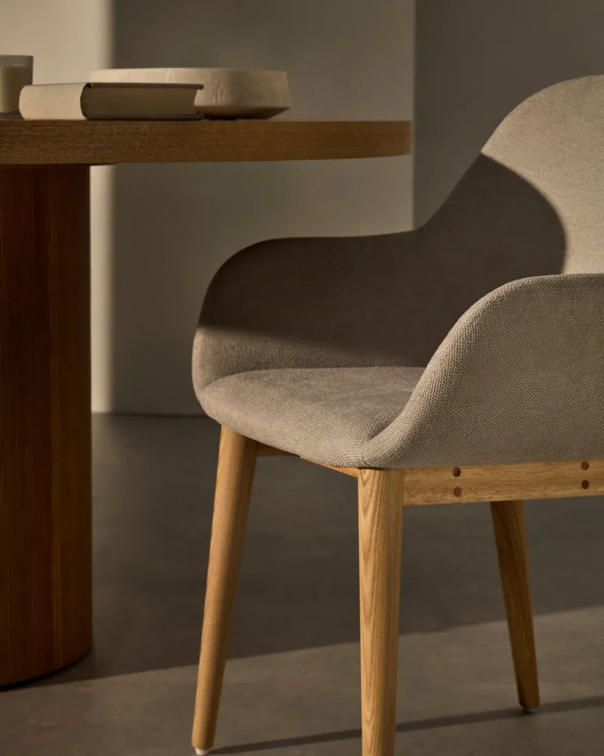 Kave Home Konna Essenhout Eetkamerstoel