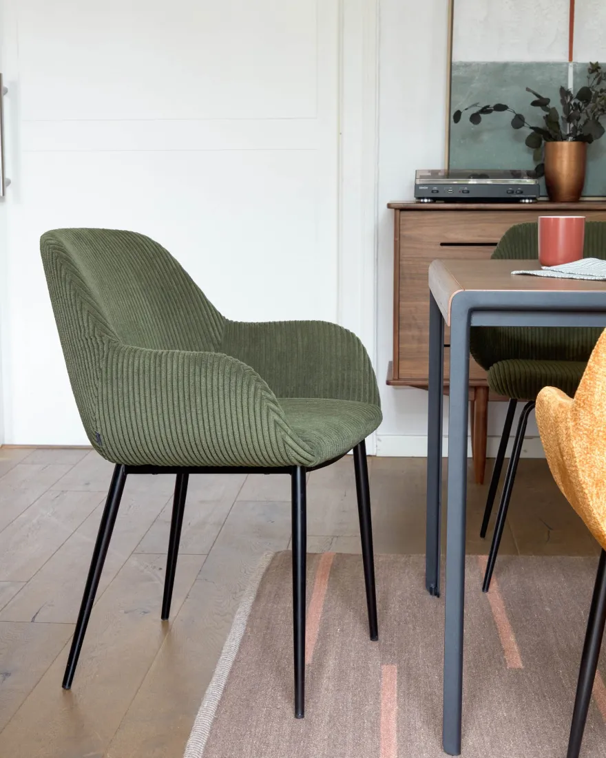 Kave Home Konna Staal Eetkamerstoel