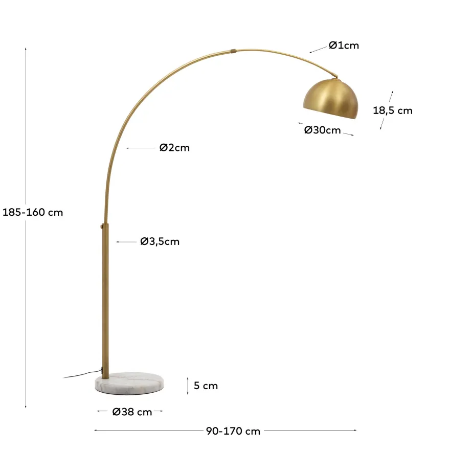 Kave Home Madali Vloerlamp