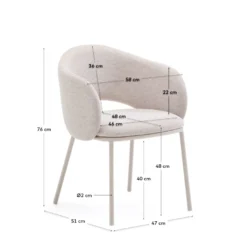 Kave Home Maina Eetkamerstoel