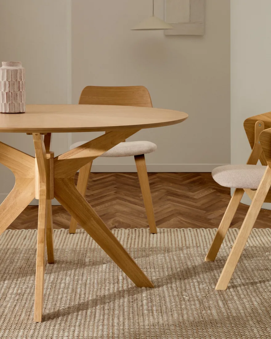 Kave Home Naanim Naturel Eettafel
