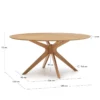 Kave Home Naanim Naturel Eettafel