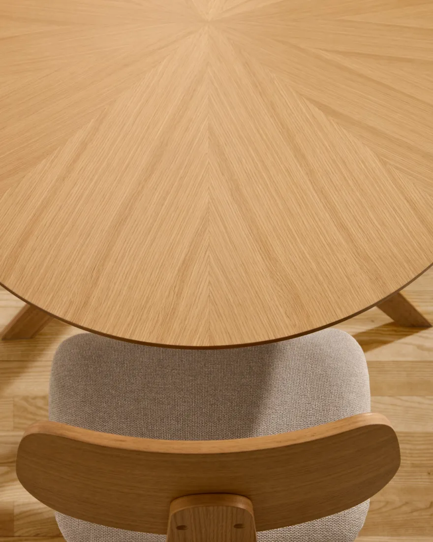 Kave Home Naanim Naturel Eettafel