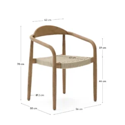 Kave Home Nina Tuinstoel