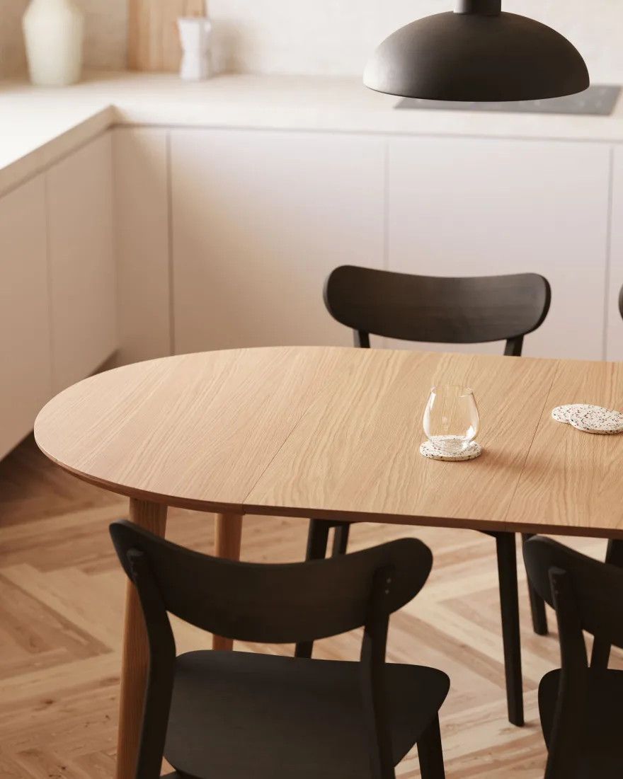 Kave Home Oakland Uitschuifbare Eettafel