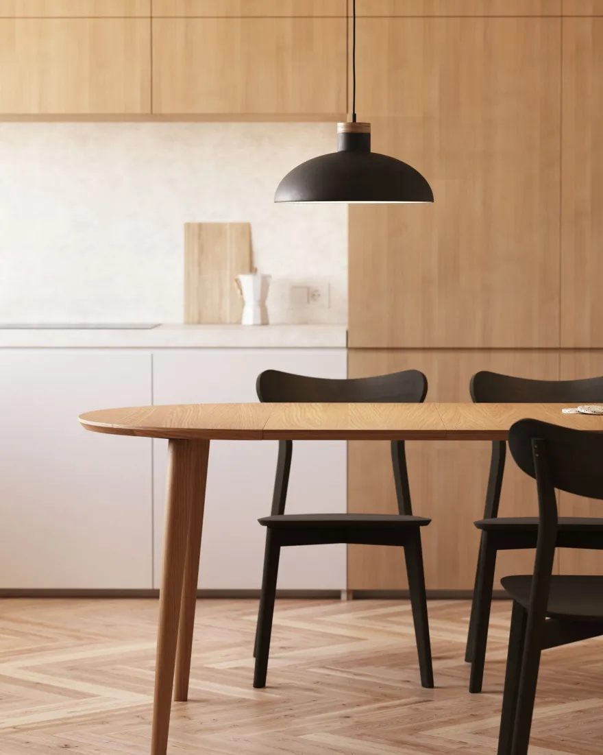 Kave Home Oakland Uitschuifbare Eettafel