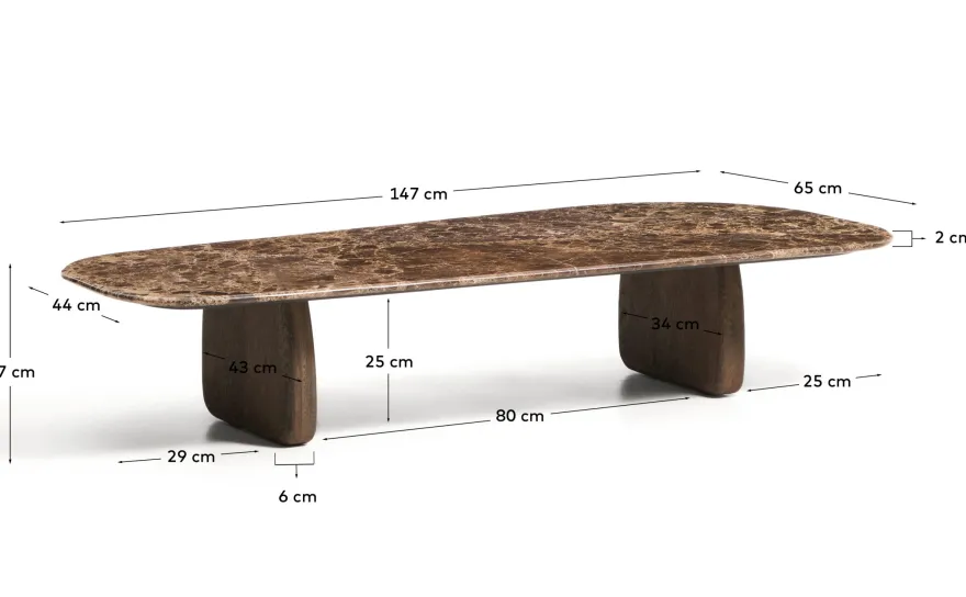 Kave Home Pirita Salontafel
