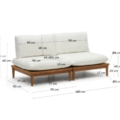 Kave Home Portitxol (Set 2) Tuinstoel