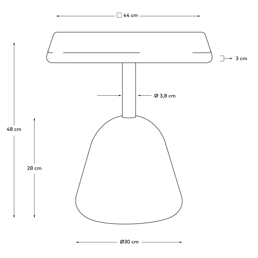 Kave Home Saura Salontafel