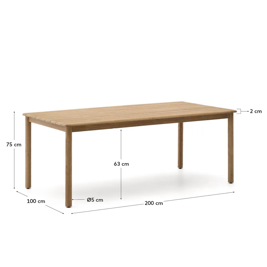 Kave Home Sori Outdoor Eettafel
