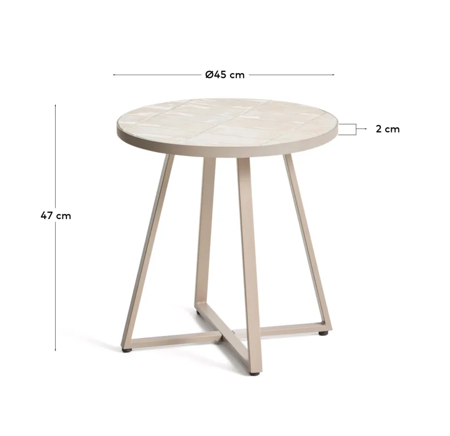 Kave Home Tella Bijzettafel