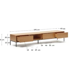 Kave Home Vedrana Eiken Tv-meubel