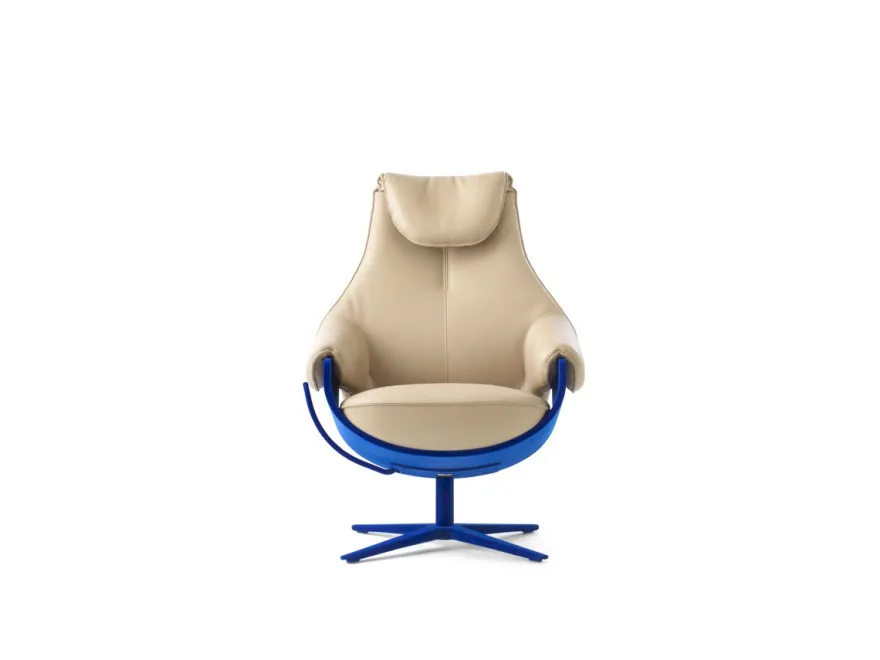 Leolux Cream Fauteuil