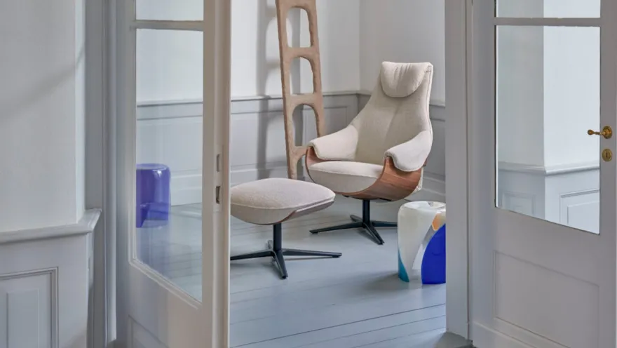 Leolux Cream Fauteuil