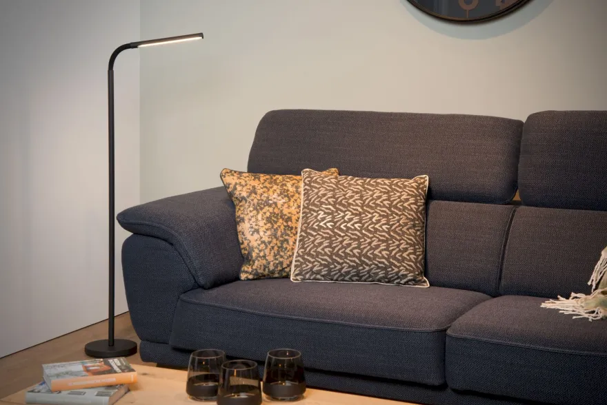 Lucide Gilly Zwart Vloerlamp