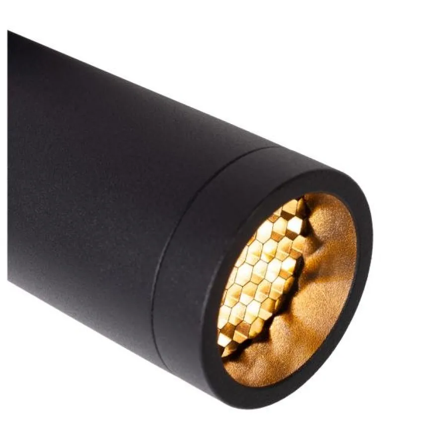 Lucide Grado Zwart Plafondspot