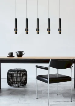 Lucide Margary Zwart Hanglamp