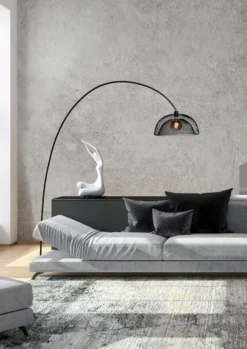 Lucide Mesh Boog Vloerlamp