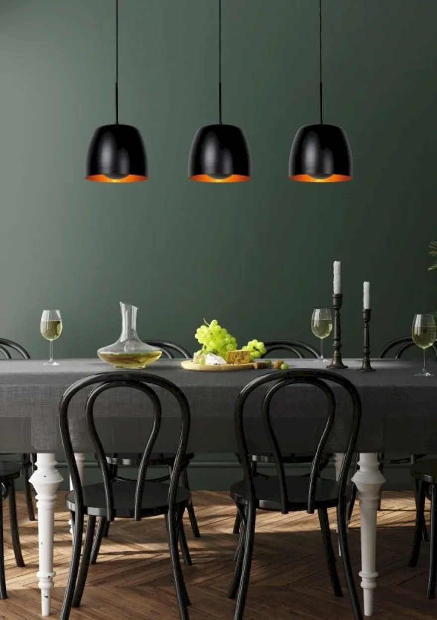 Lucide Nolan Zwart Hanglamp