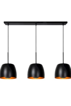 Lucide Nolan Zwart Hanglamp