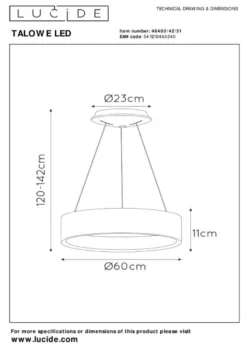 Lucide Talowe Hanglamp