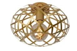 Lucide Wolfram Goud Plafondlamp