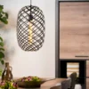 Lucide Wolfram Zwart Hanglamp