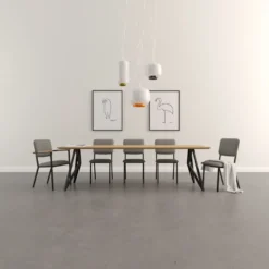 Studio HENK Butterfly Black Eettafel