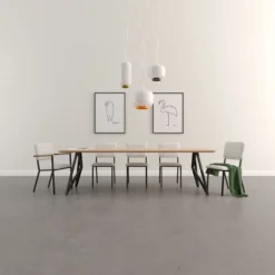 Studio HENK Butterfly Black Eettafel