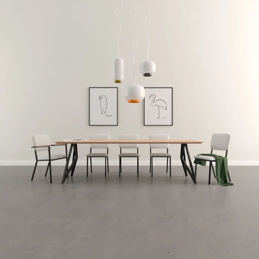 Studio HENK Butterfly Black Eettafel