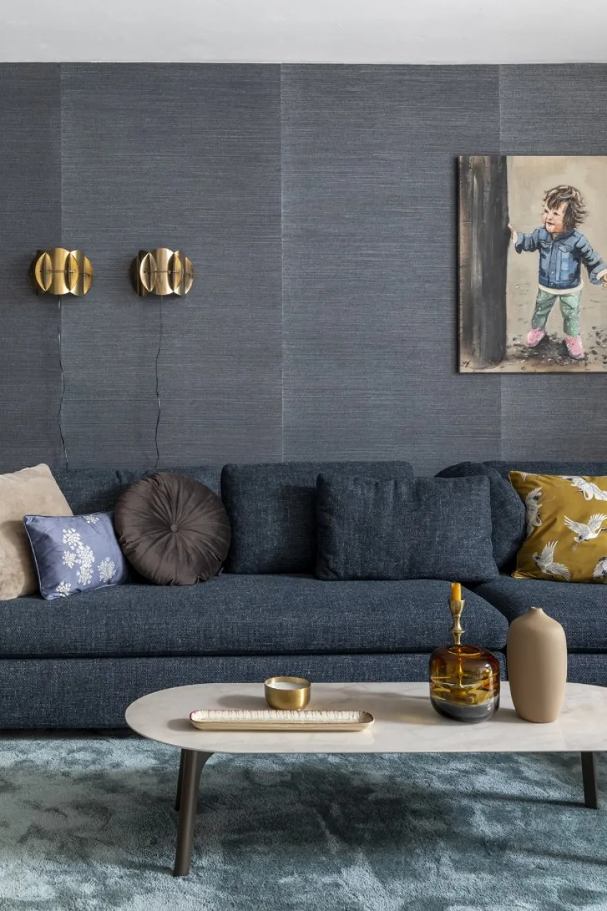 Trendhopper Cowan Blauw Vloerkleed