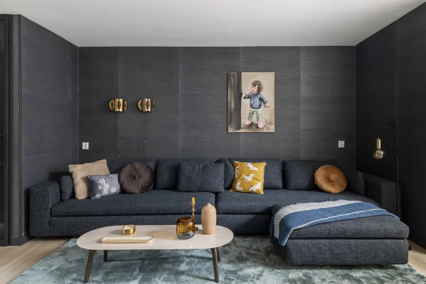 Trendhopper Cowan Blauw Vloerkleed