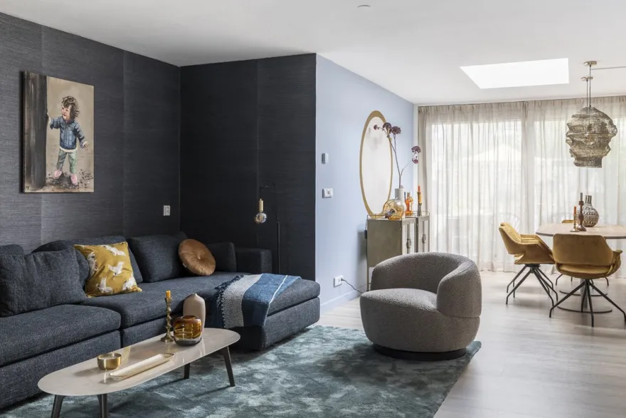Trendhopper Cowan Blauw Vloerkleed