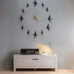 WOOOD Avaler Vogels Set van 4 Wanddecoratie