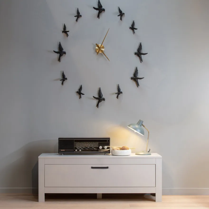 WOOOD Avaler Vogels Set van 4 Wanddecoratie