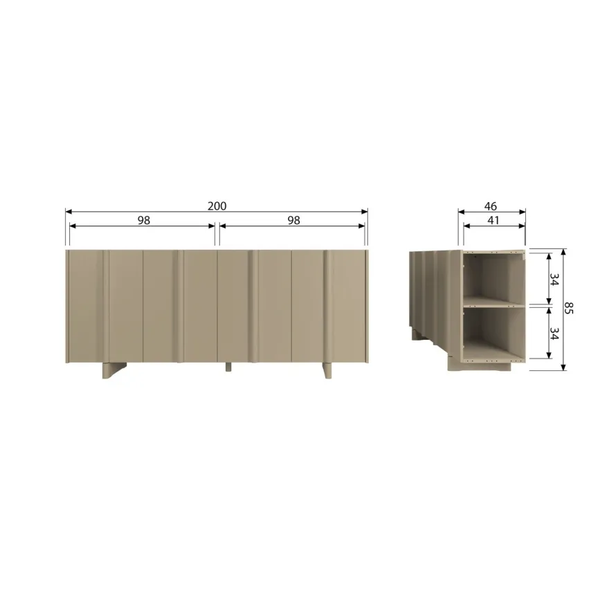WOOOD Basu Dressoir