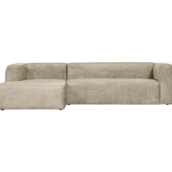 WOOOD Bean Velvet Links Hoekbank