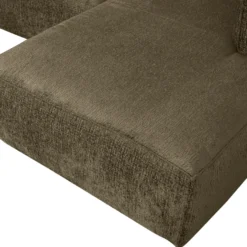 WOOOD Bean Velvet Rechts Hoekbank