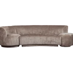 WOOOD Combi-Popular Fauteuil + Poef Elementenbank
