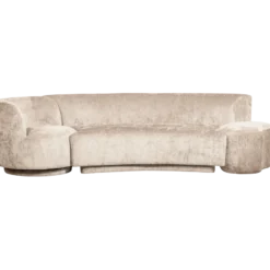 WOOOD Combi-Popular Fauteuil + Poef Elementenbank