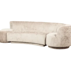 WOOOD Combi-Popular Fauteuil + Poef Elementenbank