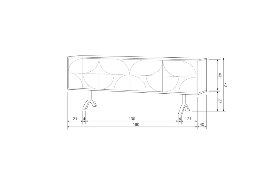 WOOOD Draw Dressoir