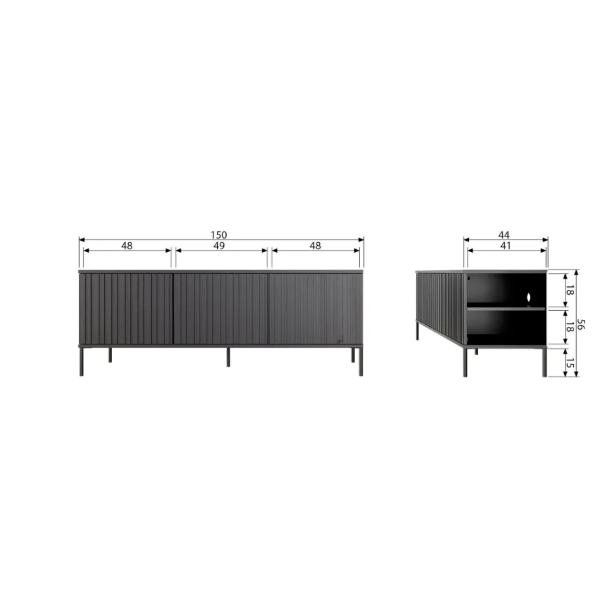 WOOOD Gravure Medium Tv-meubel