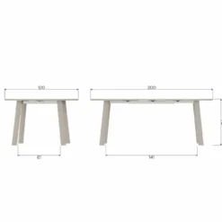 WOOOD Janne Eettafel