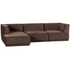 WOOOD Manu Velvet Hoekbank