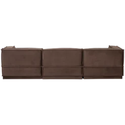WOOOD Manu Velvet Hoekbank