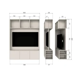 WOOOD Meggy Tv-Meubel