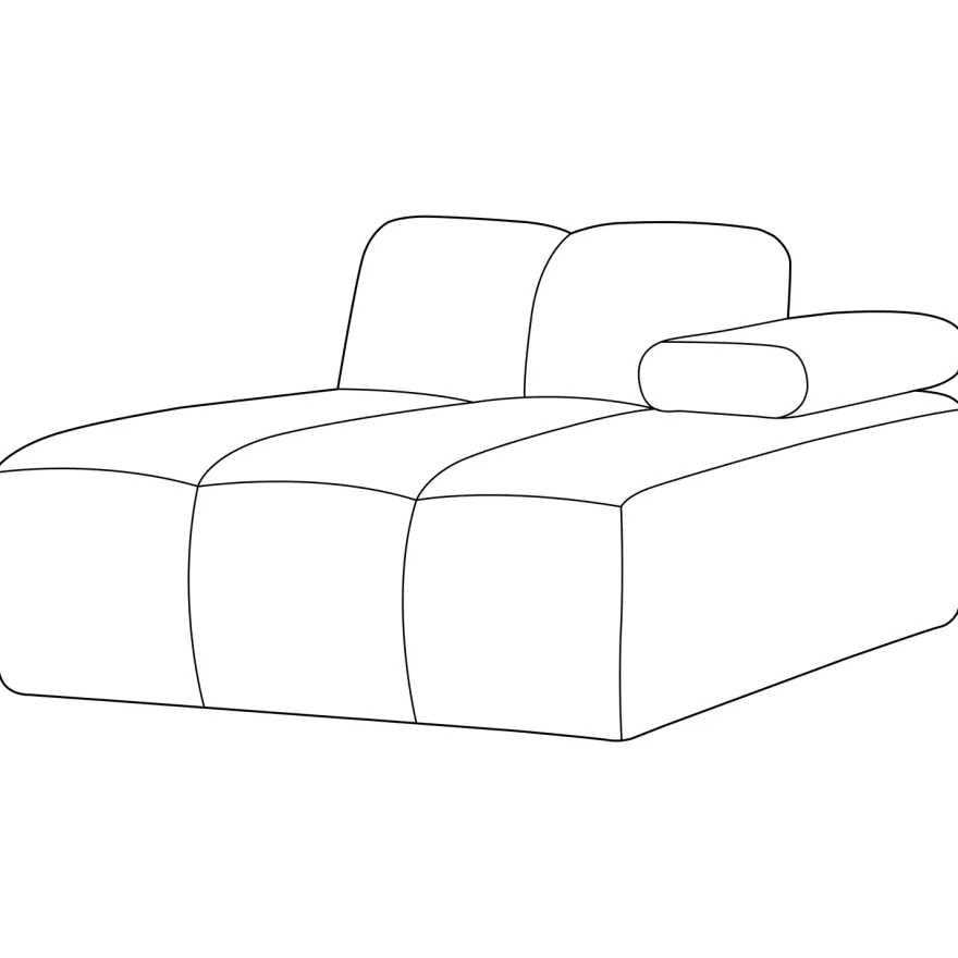 WOOOD Mojo Rib Chaise Longue