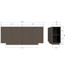 WOOOD Nova Dressoir