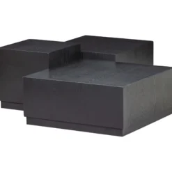 WOOOD Pim Set van 3 Bijzettafels